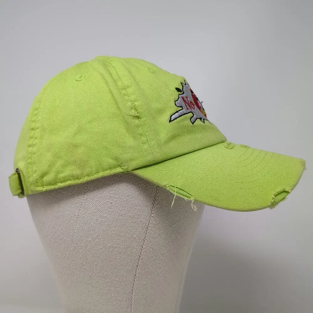 KBETHOS Baseball Cap Green One Size No Lao Cow 2021 Distressed Slideback Hat